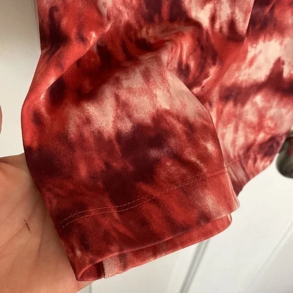 Eddie Bauer tie dye pattern coral sleeveless dress. - Picture 10 of 12